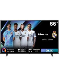 Telewizor Hisense 55E7NQ 55" QLED AI 4K UHD Smart TV DVB-T2 Dolby HDMI 2.1 - 1