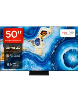 Telewizor TCL 50QM8B 50" QD-Mini LED 4K UHD 144Hz HDR Google TV HDMI 2.1 - 1