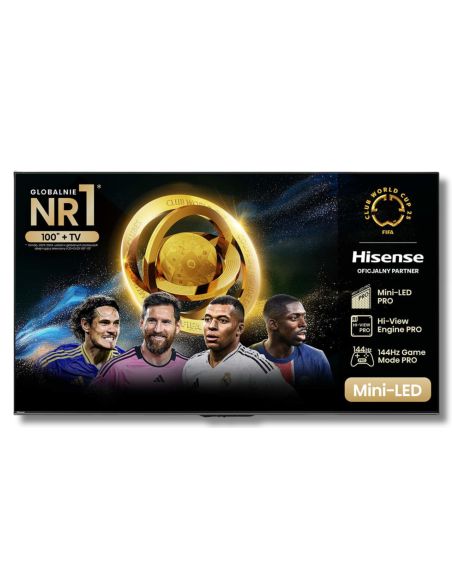 Telewizor Hisense 65U7NQ 65" MiniLED 4K UHD 144Hz Smart TV DVB-T2 HDMI 2.1 - 1