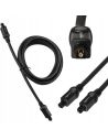 Kabel Przewód Optyczny Cyfrowy Audio Toslink CL3 1.8m PVC Pozłacane Złącza