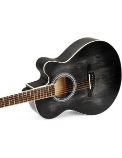 Gitara Akustyczna Winzz AF-H00LC-BK Dla Początkujących 40" 6 Strun - 2
