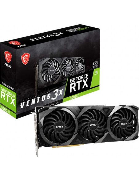 Karta Graficzna MSI GeForce RTX 3080 Ti Ventus 3X OC 12GB GDDR6X - 1