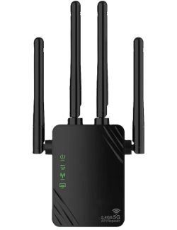 Wzmacniacz Sygnału Wi-Fi Repeater VELOGK 1200Mbps Dual Band 2.4/5 GHz - 1