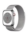 Apple Watch Series 8 41MM GPS+LTE Stalowy Srebrny Bransoleta Mediolańska