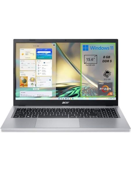Laptop Acer Aspire 3 A315-24P-R7AS 15,6" FHD LED Ryzen 5 7520U 8/512GB W11 - 1 Laptop Acer Aspire 3 A315-24P-R7AS 15,6" FHD LED Ryzen 5 7520U 8/512GB W11 - 1