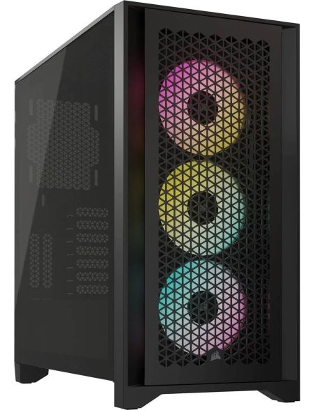 Obudowa Komputerowa Corsair iCUE 4000D RGB AirFlow Black ATX Midi Tower - 1 Obudowa Komputerowa Corsair iCUE 4000D RGB AirFlow Black ATX Midi Tower - 1