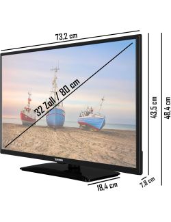 Telewizor TELEFUNKEN XF32N550M 32" FHD LED Dolby Audio DVB-T2/C/S2 - 3