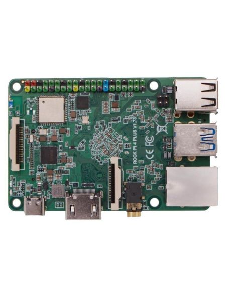 Komputer Jednopłytkowy Radxa ROCK 4B+ 2GB/16GB eMMC HDMI Wi-Fi Bluetooth - 1 Komputer Jednopłytkowy Radxa ROCK 4B+ 2GB/16GB eMMC HDMI Wi-Fi Bluetooth - 1