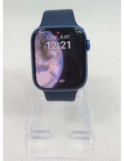 Apple Watch Series 7 GPS 45mm Smartwatch Zegarek Niebieski Abyss Blue Sport - 3