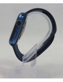 Apple Watch Series 7 GPS 45mm Smartwatch Zegarek Niebieski Abyss Blue Sport - 4