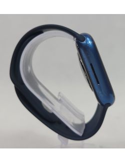 Apple Watch Series 7 GPS 45mm Smartwatch Zegarek Niebieski Abyss Blue Sport - 7