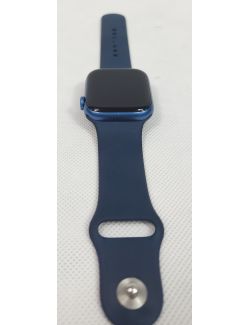Apple Watch Series 7 GPS 45mm Smartwatch Zegarek Niebieski Abyss Blue Sport - 9