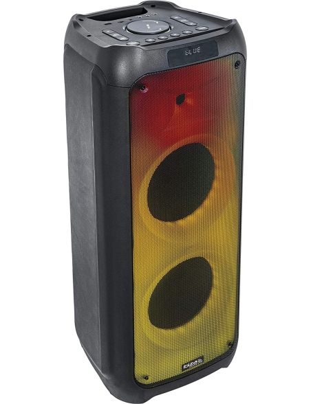 Głośnik Przenośny Ibiza WAVE10 800W USB SD Bluetooth TWS LED Fire EQ Pilot - 1