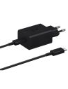 Ładowarka Sieciowa Do Samsung USB-C 45W Super Fast Charging Przewód Czarna - 1