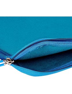 Pokrowiec Etui Na Laptopa Sleeve Case 15-15.6" Neopren Zamek Niebieski - 4