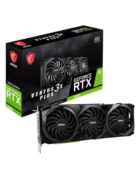 Karta Graficzna MSI GeForce RTX 3080 VENTUS 3X PLUS OC LHR 10GB GDDR6X - 1 Karta Graficzna MSI GeForce RTX 3080 VENTUS 3X PLUS OC LHR 10GB GDDR6X - 1