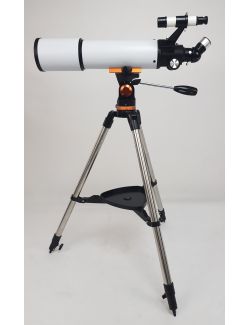 Teleskop Refraktorowy HETEKAN He-80500 80/500mm 150x Montaż Azymutalny - 4