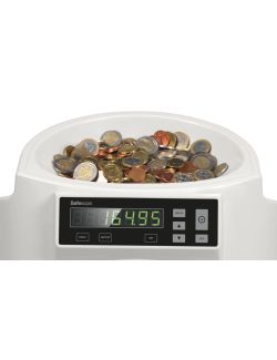 Liczarka Pieniędzy Bilonu Euro Safescan 1250 EUR Sorter Monet 300-500 Sztuk - 3