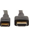 Kabel Przewód Adapterowy High Speed ​​Mini HDMI na HDMI 2.0 18Gb/s 4K 0.9m