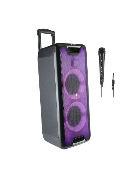 Głośnik Przenośny NGS WILD Rave 2 300 W LED Bluetooth Mikrofon - 1 Głośnik Przenośny NGS WILD Rave 2 300 W LED Bluetooth Mikrofon - 1