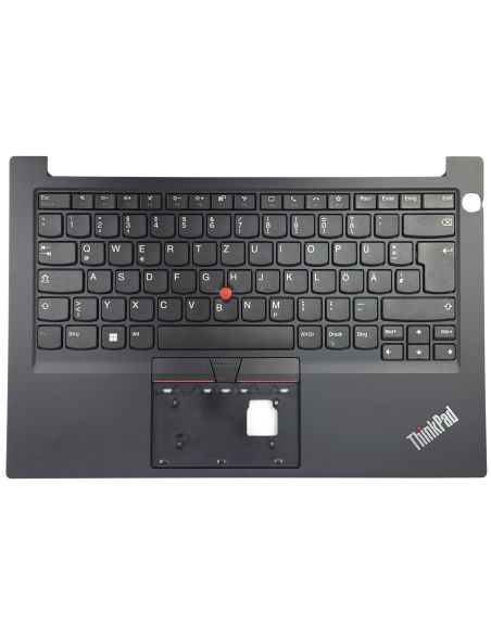 Palmrest Do Laptopa Lenovo ThinkPad E14 Gen 4 Klawiatura DE QWERTZ Czarna - 1