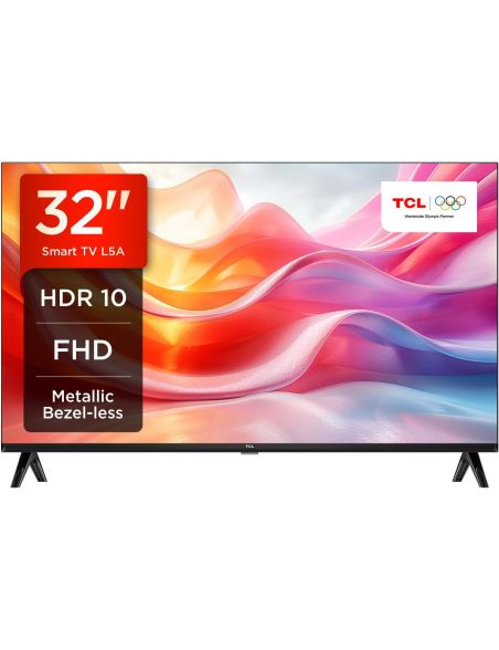 Telewizor TCL 32L5A 32" FHD HDR Dolby Android Smart TV Wi-Fi BT Czarny - 1