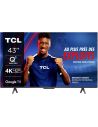Telewizor TCL 43T7B 43" QLED 4K UHD HDR PRO Dolby HDMI 2.1 Smart TV DVB-T2 - 1