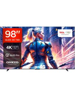 Telewizor TCL 98T8B 98" QLED Pro 4K UHD 144Hz HDR Dolby Smart TV DVB-T2 - 1