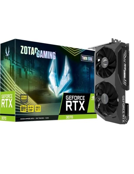 Karta Graficzna Zotac Gaming GeForce RTX 3070 Twin Edge LHR 8GB GDDR6 - 1 Karta Graficzna Zotac Gaming GeForce RTX 3070 Twin Edge LHR 8GB GDDR6 - 1