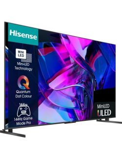 Telewizor Hisense 85U7KQ 85" Mini-LED 4K UHD 144Hz Smart TV DVB-T2 HDMI 2.1 - 2