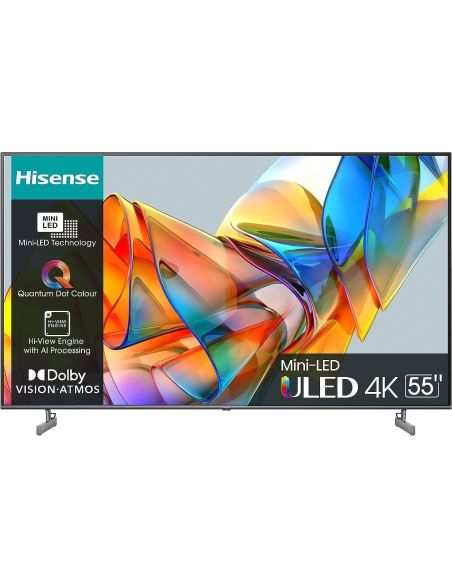 Telewizor Hisense 55U62KQ 55" ULED Mini-LED 4K UHD Smart TV DVB-T2 Tryb GRY - 1 Telewizor Hisense 55U62KQ 55" ULED Mini-LED 4K UHD Smart TV DVB-T2 Tryb GRY - 1