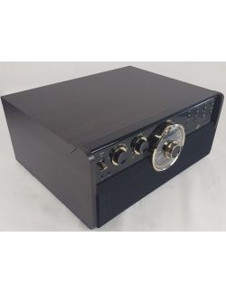 Gramofon 6w1 Victrola Empire VTA-270B Radio FM CD AUX Głośniki 3 Prędkości - 2