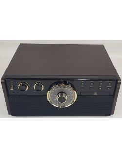 Gramofon 6w1 Victrola Empire VTA-270B Radio FM CD AUX Głośniki 3 Prędkości - 4