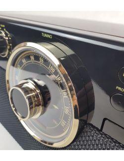 Gramofon 6w1 Victrola Empire VTA-270B Radio FM CD AUX Głośniki 3 Prędkości - 7