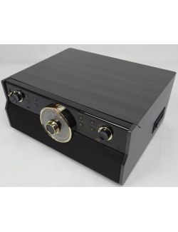 Gramofon 6w1 ROCKOLLA Vanguard 3 Prędkości Radio FM CD MP3 SD AUX RETRO - 3