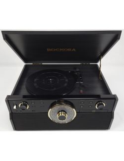 Gramofon 6w1 ROCKOLLA Vanguard 3 Prędkości Radio FM CD MP3 SD AUX RETRO - 6