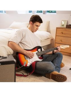 Gitara Elektryczna Donner DST-100S 39" H-S-S ZESTAW Dla Początkujących - 4