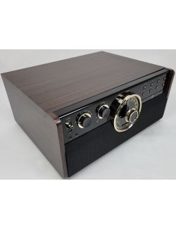 Gramofon 6w1 Victrola Empire VTA-270B Radio FM CD AUX Głośniki RETRO - 4