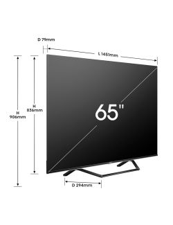 Telewizor Hisense 65A72NQ 65" QLED 4K UHD 60Hz Smart TV DVB-T2 HDMI 2.1 VRR - 3