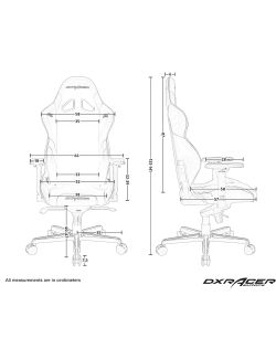 Fotel Gamingowy Dxracer Gladiator G001 Regulowany Sztuczna Skóra Poduszki - 6