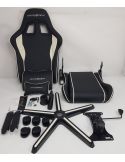 Fotel Gamingowy DXRacer P08 Obrotowy Regulowany Wygodny Sztuczna Skóra - 2