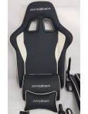 Fotel Gamingowy DXRacer P08 Obrotowy Regulowany Wygodny Sztuczna Skóra - 3