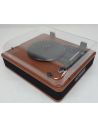 Gramofon Hi-Fi Vosterio B-660 Bluetooth Radio FM USB LED Głośniki Stereo 