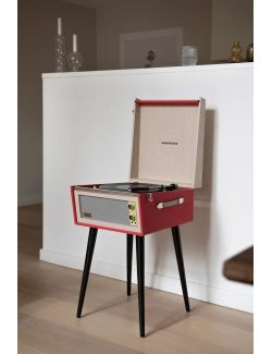 Gramofon Przenośny Crosley Bermuda CR6233D Red Vintage Bluetooth Stereo - 2