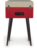 Gramofon Przenośny Crosley Bermuda CR6233D Red Vintage Bluetooth Stereo - 8