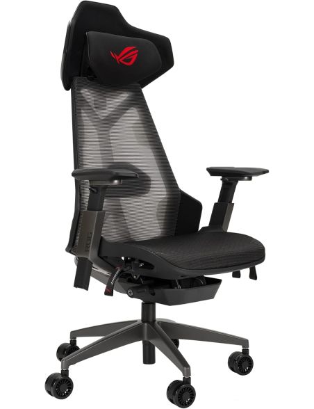 Fotel Gamingowy ASUS ROG Destrier Ergo Czarny Regulowany Podłokietniki 360 - 1