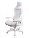 Fotel Gamingowy Deltaco WCH90 RGB Biały Skóra Ekologiczna Regulowany - 1