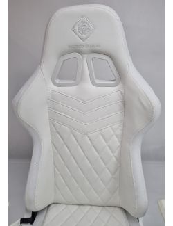 Fotel Gamingowy Deltaco WCH90 RGB Biały Skóra Ekologiczna Regulowany - 4