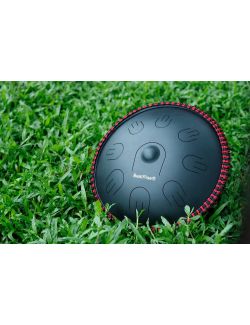 Bęben Językowy Handpan BeatRise Drum D Minor 9 Dźwięków 14" ZESTAW - 4